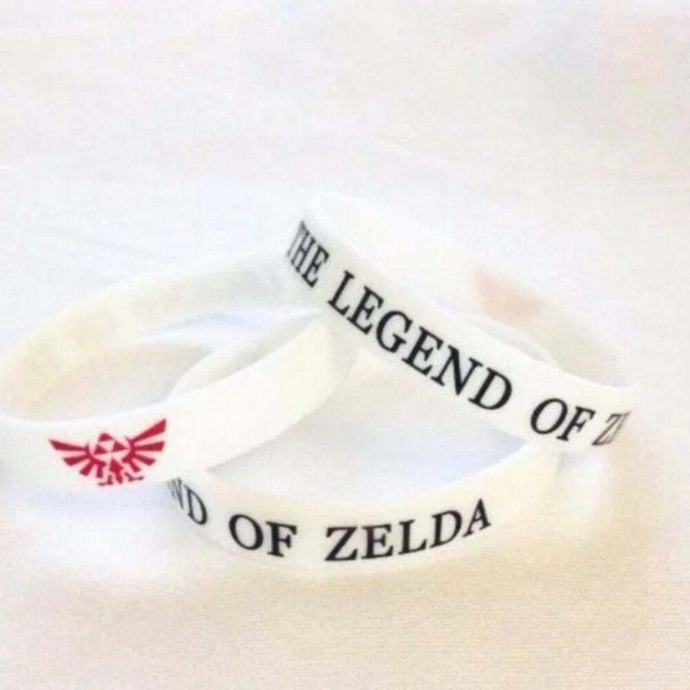 (3) ZELDA Video Game Theme wristband bracelet NINTENDO nes snes retro video game